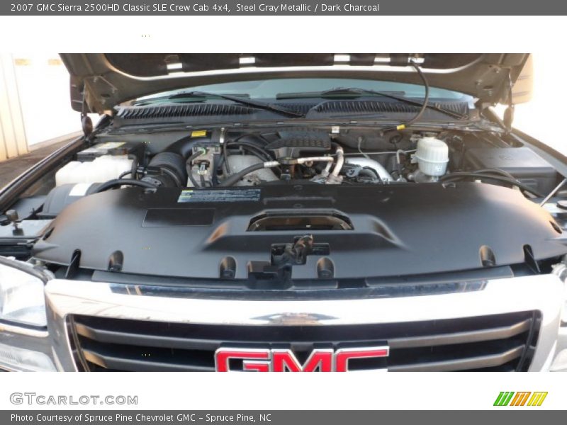 Steel Gray Metallic / Dark Charcoal 2007 GMC Sierra 2500HD Classic SLE Crew Cab 4x4