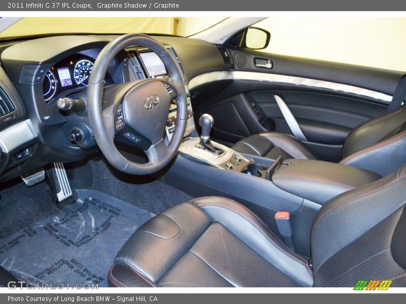  2011 G 37 IPL Coupe Graphite Interior