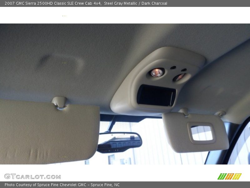Steel Gray Metallic / Dark Charcoal 2007 GMC Sierra 2500HD Classic SLE Crew Cab 4x4