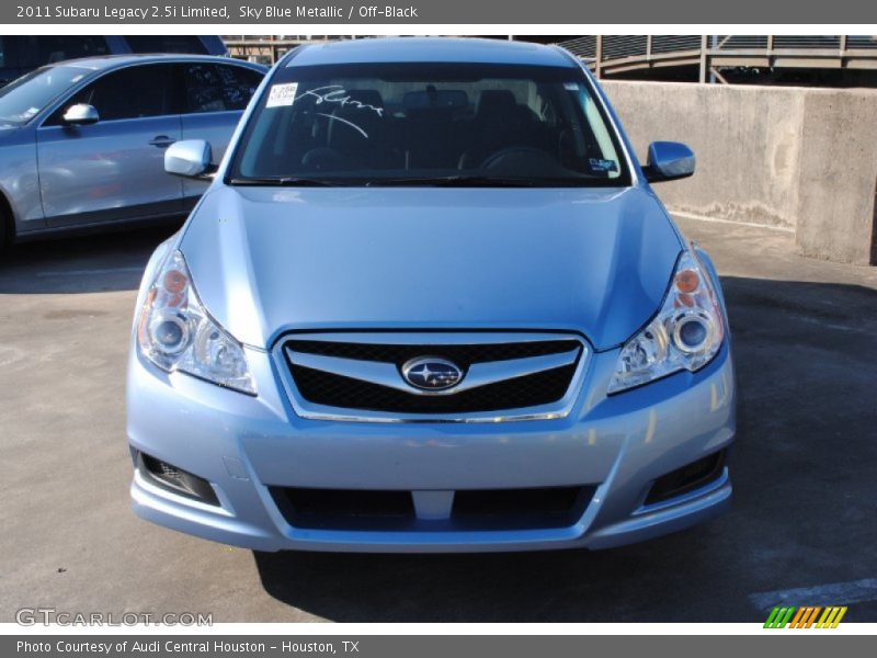 Sky Blue Metallic / Off-Black 2011 Subaru Legacy 2.5i Limited