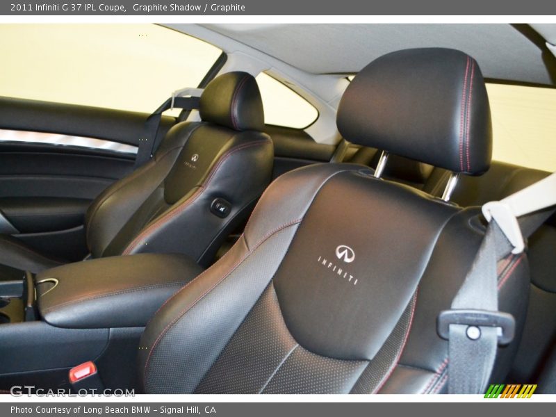 Front Seat of 2011 G 37 IPL Coupe