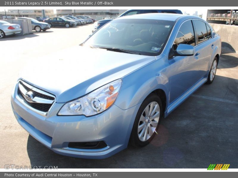 Sky Blue Metallic / Off-Black 2011 Subaru Legacy 2.5i Limited