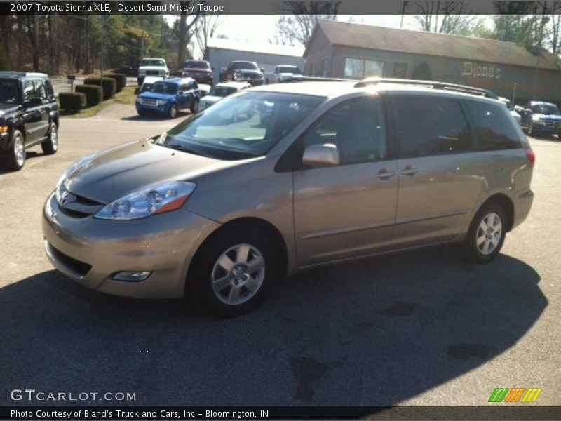 Desert Sand Mica / Taupe 2007 Toyota Sienna XLE