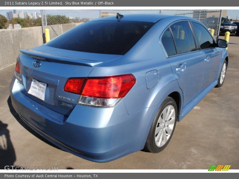 Sky Blue Metallic / Off-Black 2011 Subaru Legacy 2.5i Limited