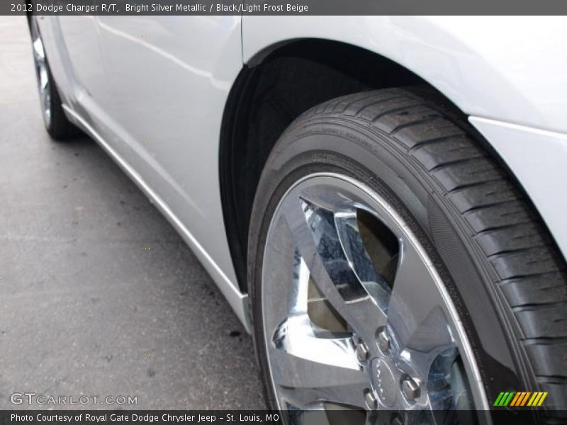 Bright Silver Metallic / Black/Light Frost Beige 2012 Dodge Charger R/T