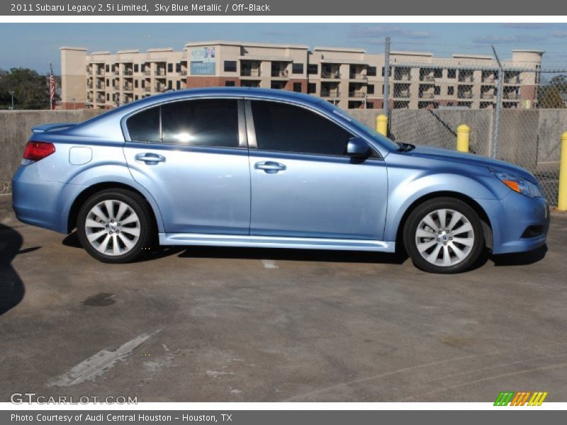 Sky Blue Metallic / Off-Black 2011 Subaru Legacy 2.5i Limited