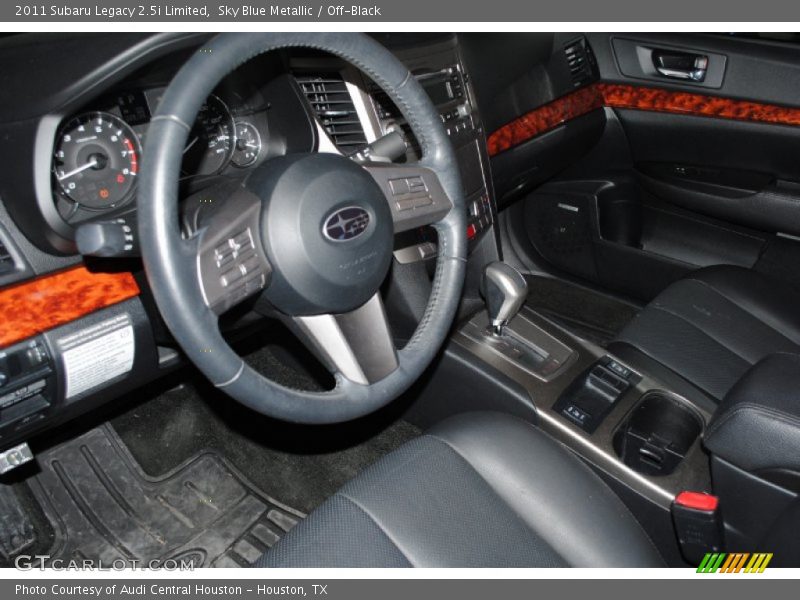 Sky Blue Metallic / Off-Black 2011 Subaru Legacy 2.5i Limited