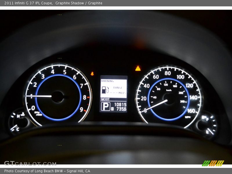  2011 G 37 IPL Coupe 37 IPL Coupe Gauges