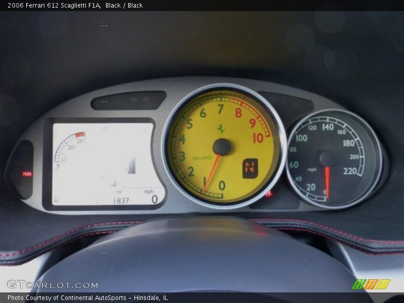  2006 612 Scaglietti F1A F1A Gauges