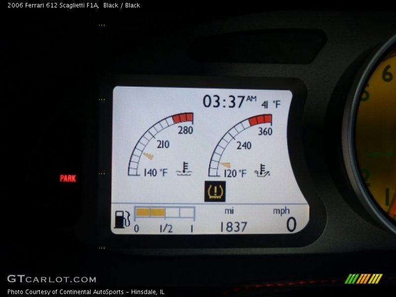  2006 612 Scaglietti F1A F1A Gauges