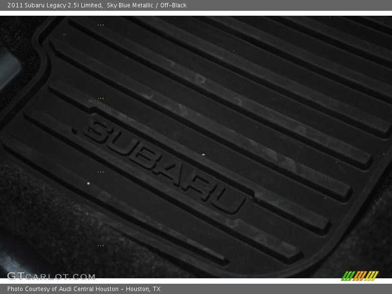 Sky Blue Metallic / Off-Black 2011 Subaru Legacy 2.5i Limited