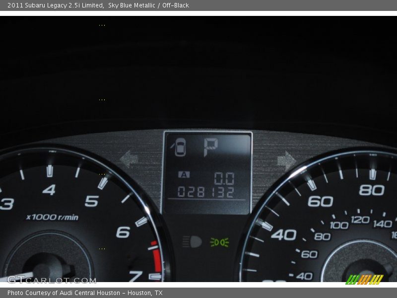 Sky Blue Metallic / Off-Black 2011 Subaru Legacy 2.5i Limited