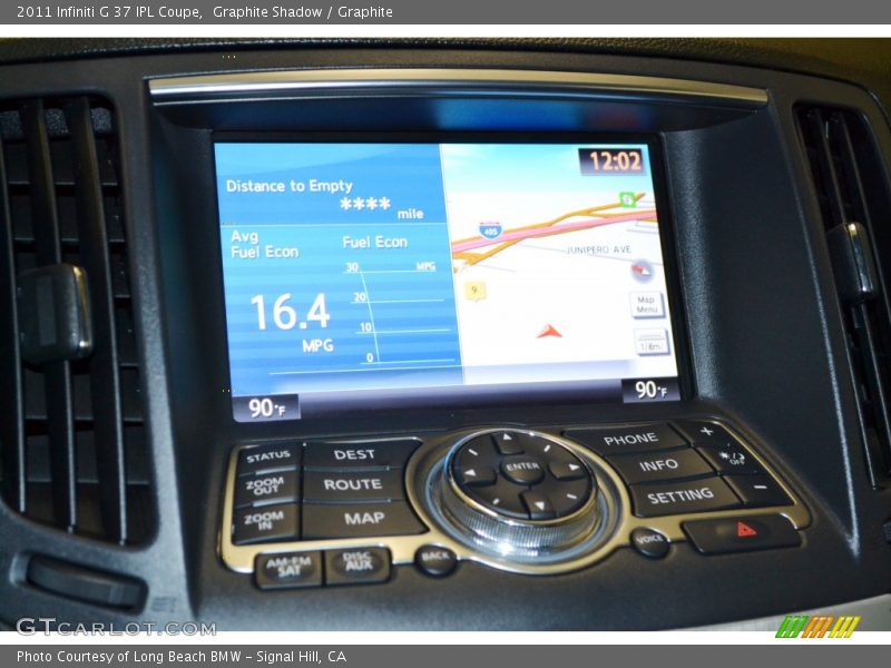 Navigation of 2011 G 37 IPL Coupe