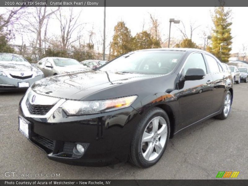 Crystal Black Pearl / Ebony 2010 Acura TSX Sedan