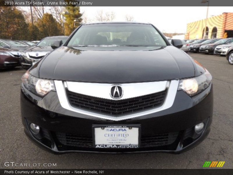 Crystal Black Pearl / Ebony 2010 Acura TSX Sedan