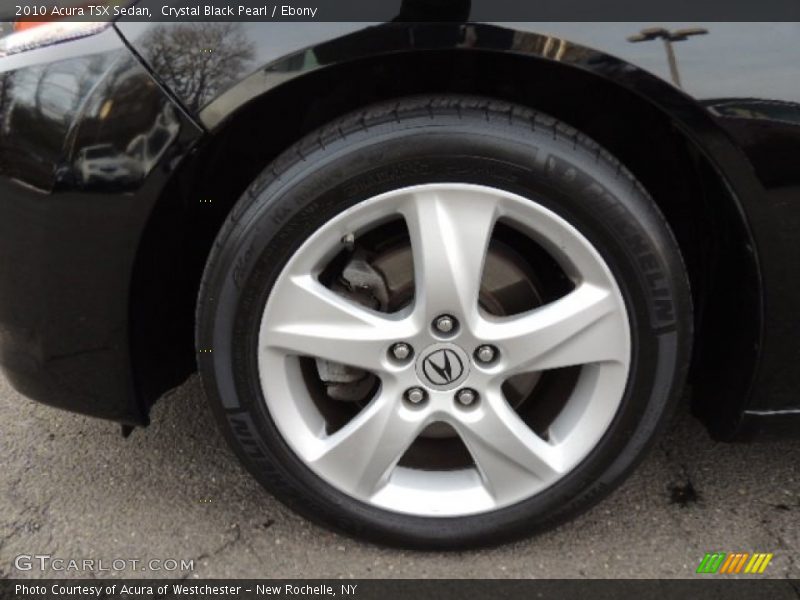 Crystal Black Pearl / Ebony 2010 Acura TSX Sedan