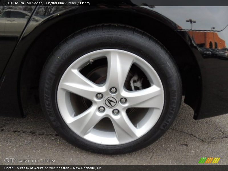 Crystal Black Pearl / Ebony 2010 Acura TSX Sedan