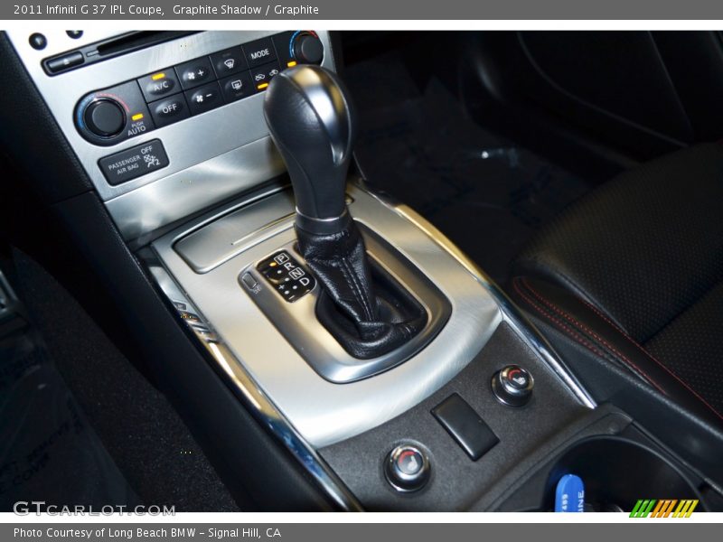  2011 G 37 IPL Coupe 7 Speed ASC Automatic Shifter