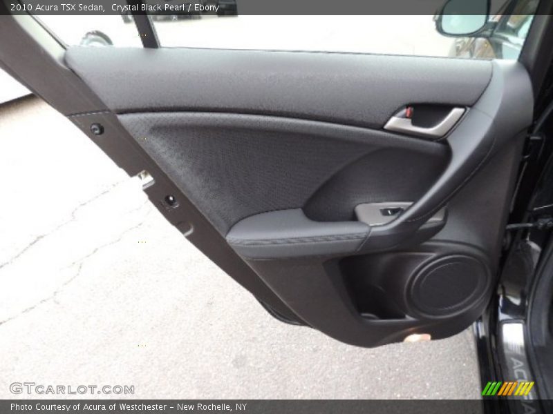 Crystal Black Pearl / Ebony 2010 Acura TSX Sedan