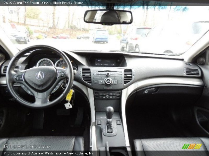 Crystal Black Pearl / Ebony 2010 Acura TSX Sedan
