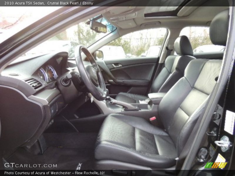 Crystal Black Pearl / Ebony 2010 Acura TSX Sedan