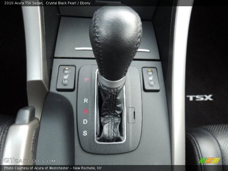 Crystal Black Pearl / Ebony 2010 Acura TSX Sedan
