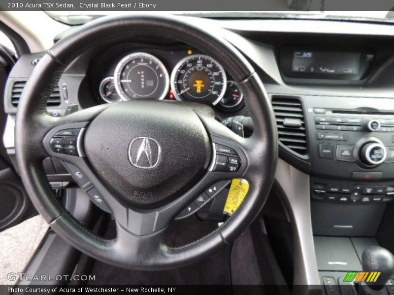 Crystal Black Pearl / Ebony 2010 Acura TSX Sedan