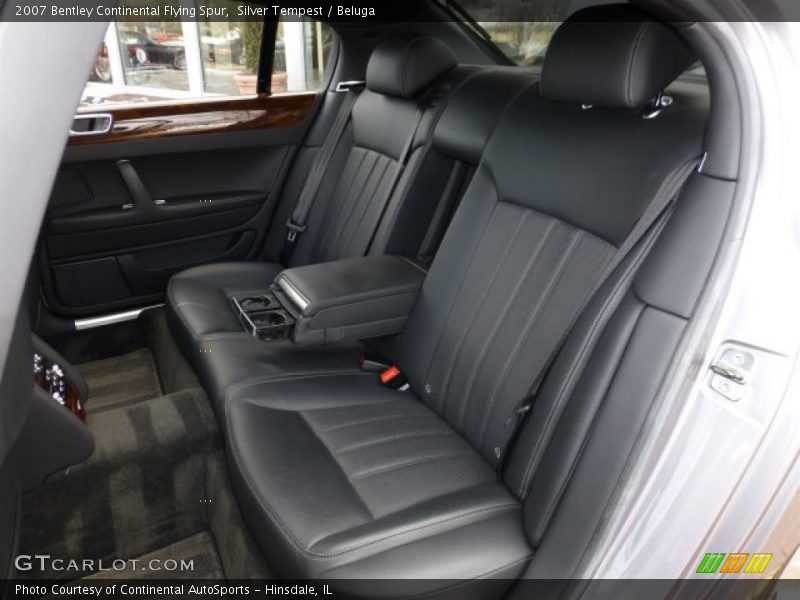 Rear Seat of 2007 Continental Flying Spur 