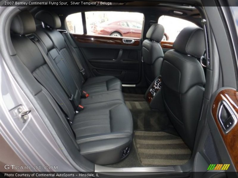 Rear Seat of 2007 Continental Flying Spur 