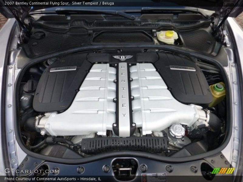  2007 Continental Flying Spur  Engine - 6.0L Twin-Turbocharged DOHC 48V VVT W12