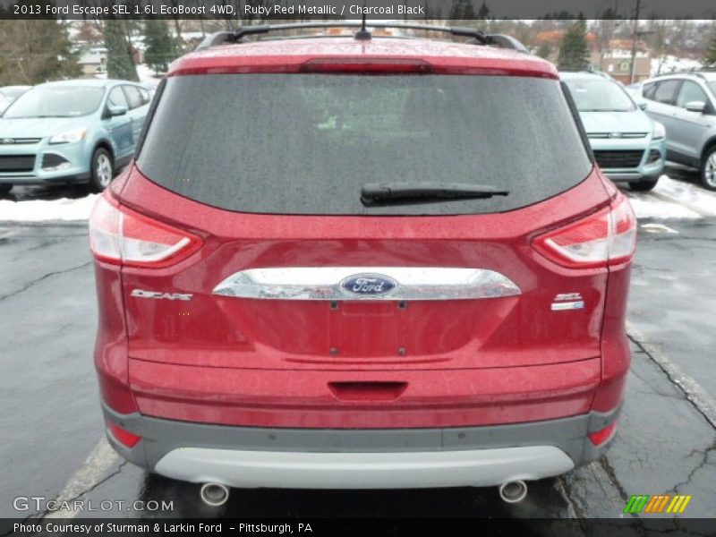 Ruby Red Metallic / Charcoal Black 2013 Ford Escape SEL 1.6L EcoBoost 4WD
