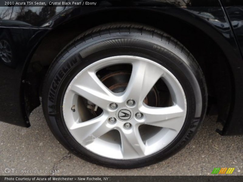 Crystal Black Pearl / Ebony 2010 Acura TSX Sedan