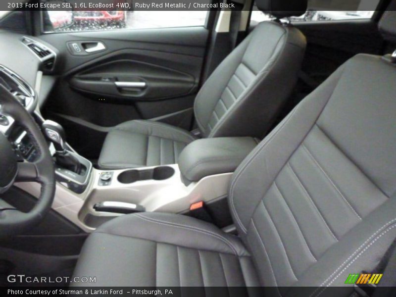 Ruby Red Metallic / Charcoal Black 2013 Ford Escape SEL 1.6L EcoBoost 4WD