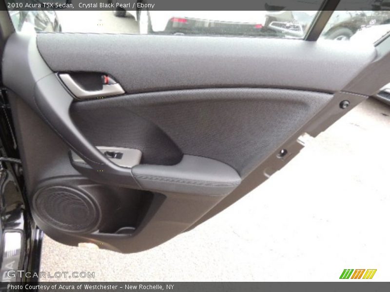 Crystal Black Pearl / Ebony 2010 Acura TSX Sedan
