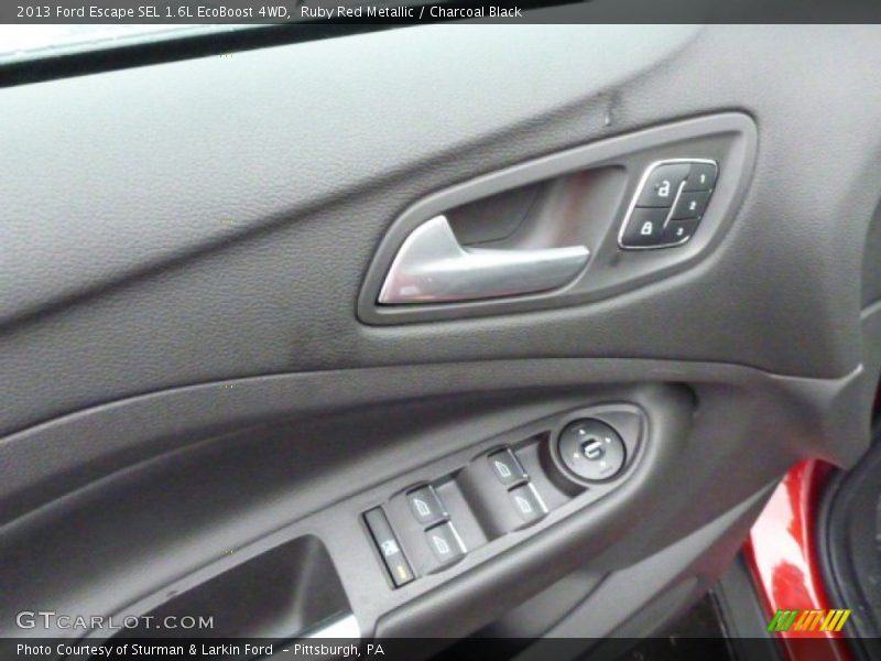 Ruby Red Metallic / Charcoal Black 2013 Ford Escape SEL 1.6L EcoBoost 4WD