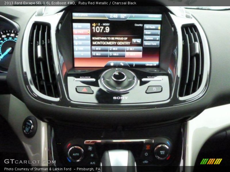 Ruby Red Metallic / Charcoal Black 2013 Ford Escape SEL 1.6L EcoBoost 4WD