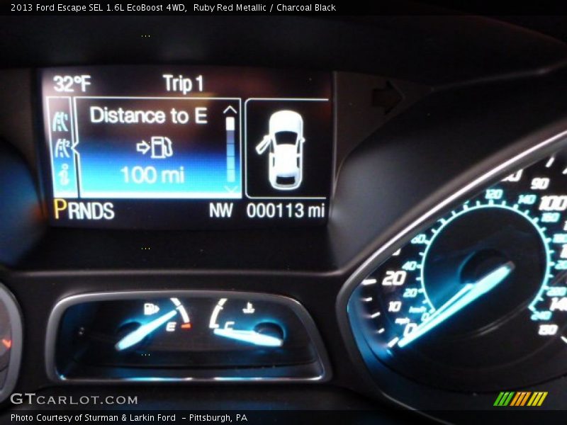 Ruby Red Metallic / Charcoal Black 2013 Ford Escape SEL 1.6L EcoBoost 4WD