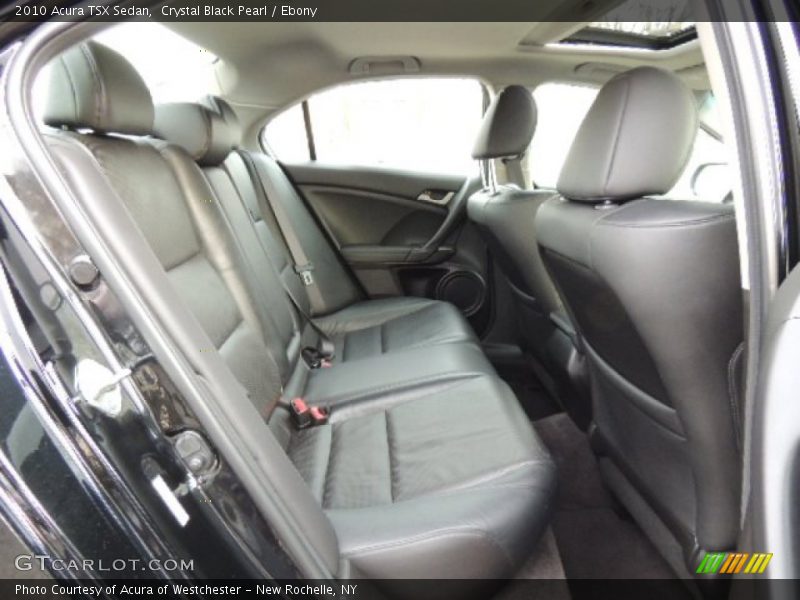 Crystal Black Pearl / Ebony 2010 Acura TSX Sedan