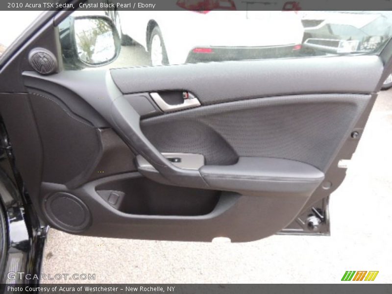 Crystal Black Pearl / Ebony 2010 Acura TSX Sedan