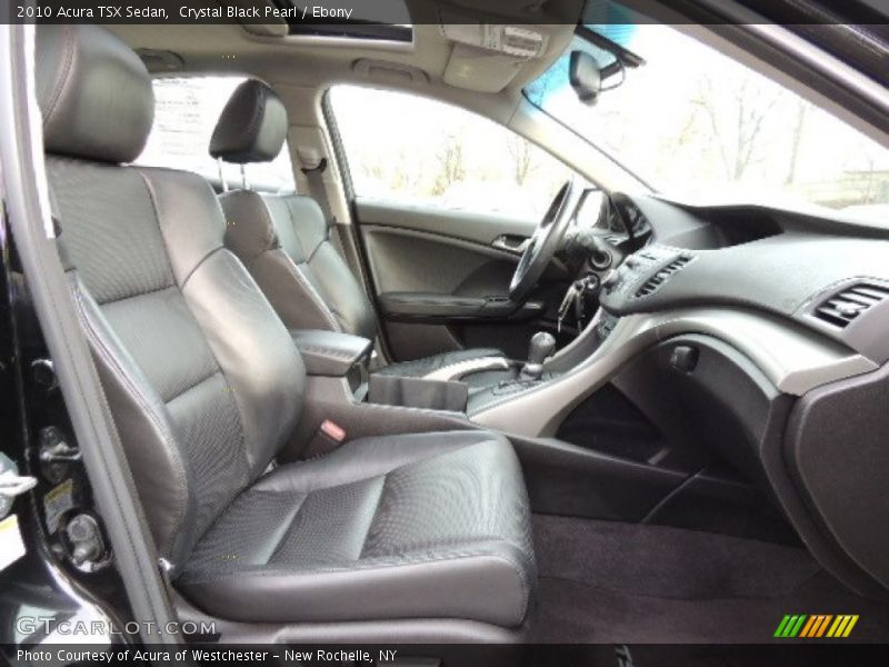 Crystal Black Pearl / Ebony 2010 Acura TSX Sedan