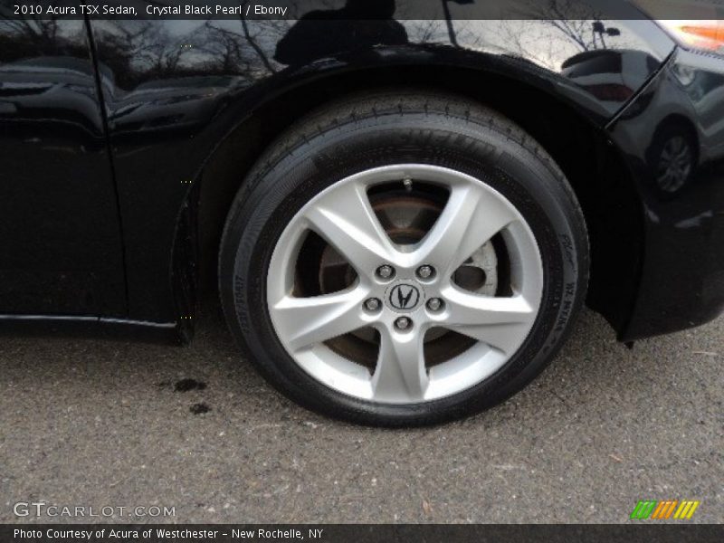 Crystal Black Pearl / Ebony 2010 Acura TSX Sedan