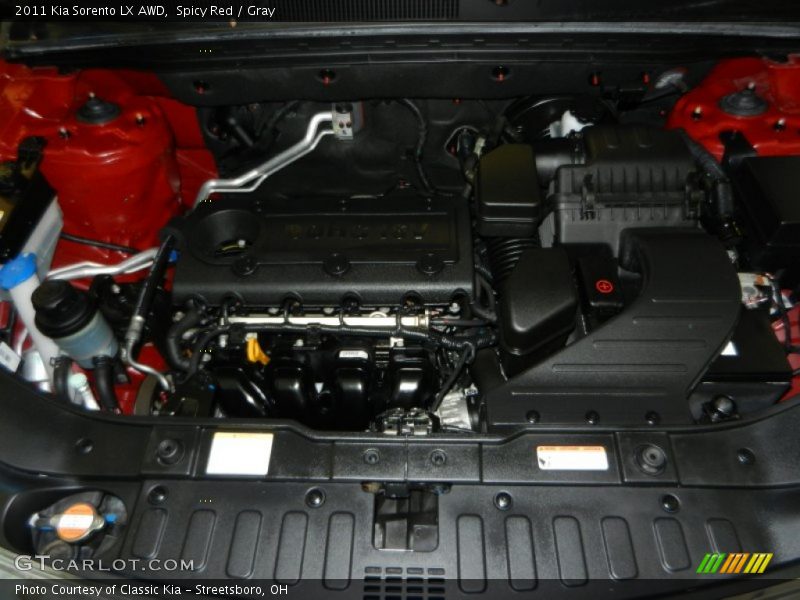 Spicy Red / Gray 2011 Kia Sorento LX AWD