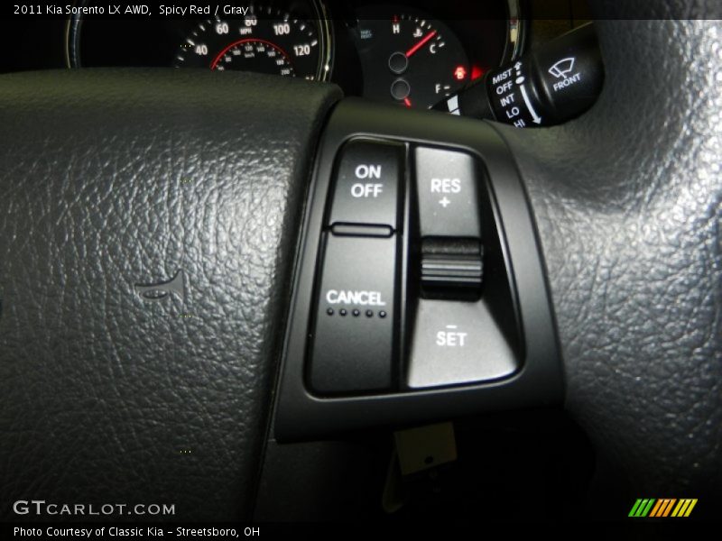 Spicy Red / Gray 2011 Kia Sorento LX AWD