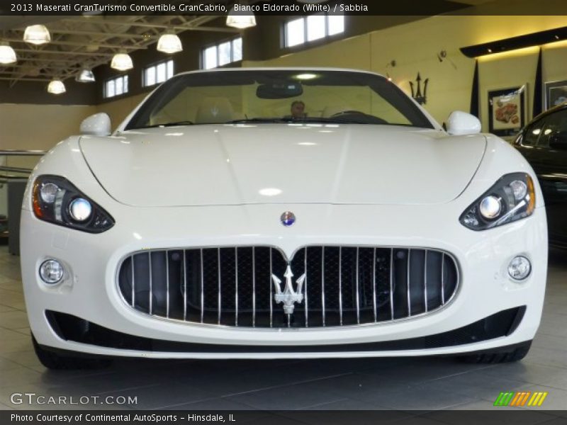 Bianco Eldorado (White) / Sabbia 2013 Maserati GranTurismo Convertible GranCabrio