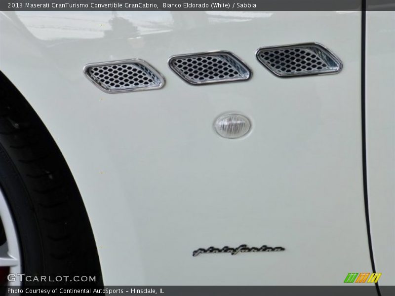 Bianco Eldorado (White) / Sabbia 2013 Maserati GranTurismo Convertible GranCabrio