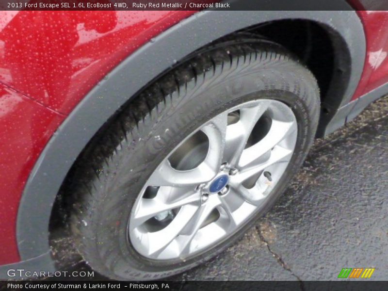 Ruby Red Metallic / Charcoal Black 2013 Ford Escape SEL 1.6L EcoBoost 4WD
