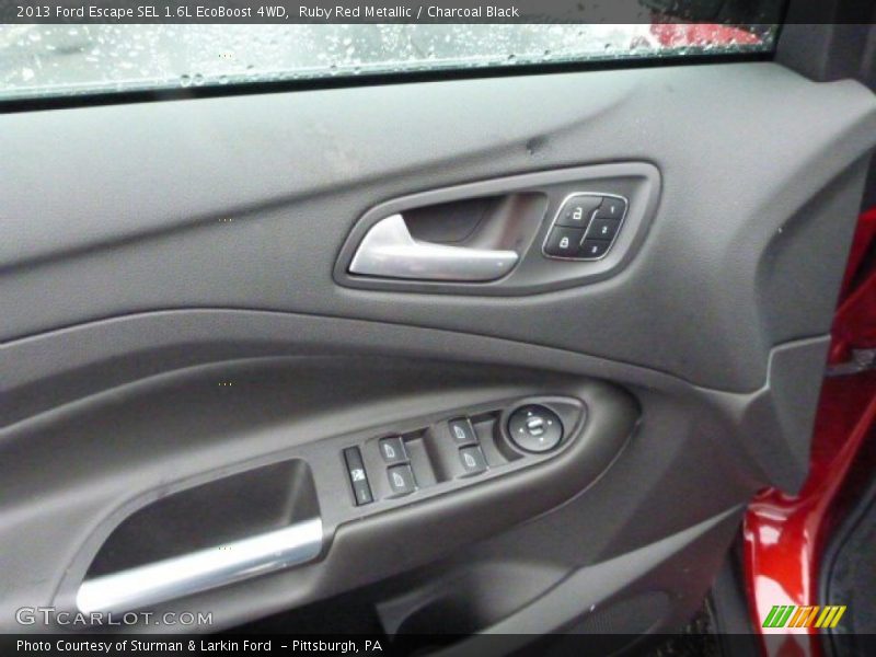Ruby Red Metallic / Charcoal Black 2013 Ford Escape SEL 1.6L EcoBoost 4WD