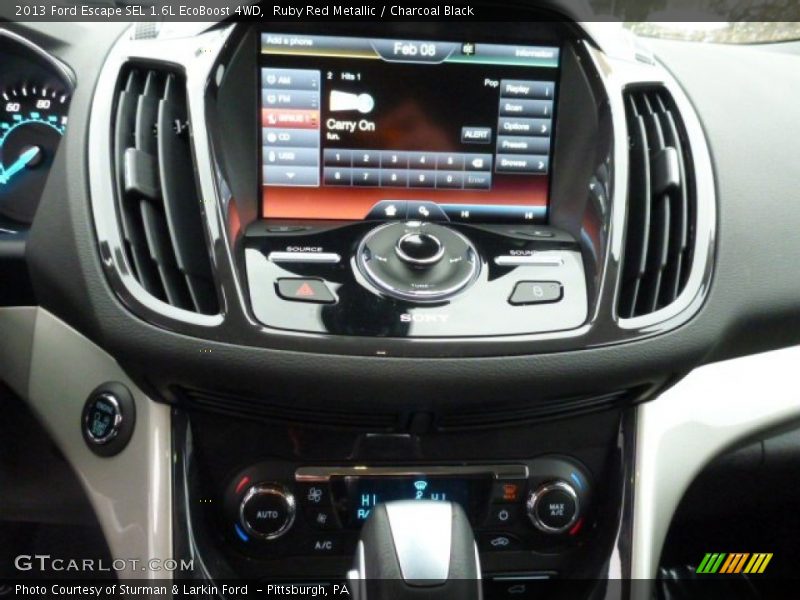 Ruby Red Metallic / Charcoal Black 2013 Ford Escape SEL 1.6L EcoBoost 4WD