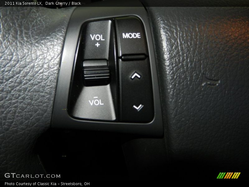Dark Cherry / Black 2011 Kia Sorento LX