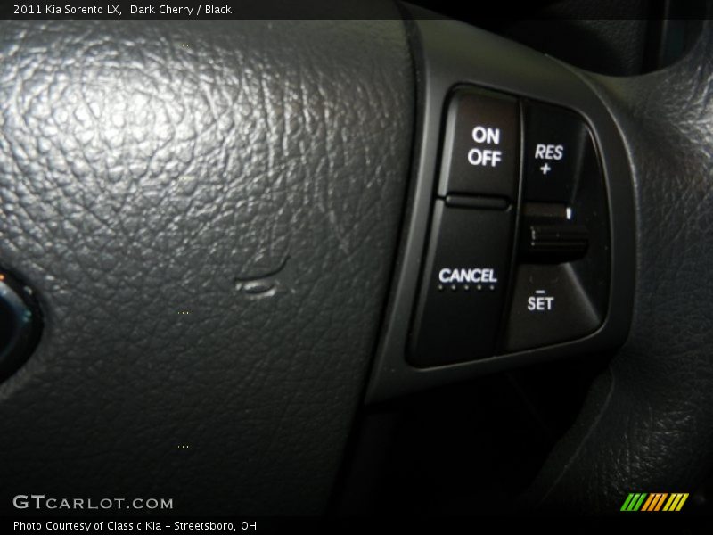 Dark Cherry / Black 2011 Kia Sorento LX